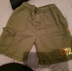 Green summer shorts